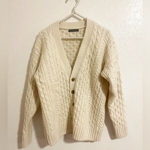 Brandy Melville Wool Cable Cardigan Size M